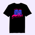 heads in hands tee in black
